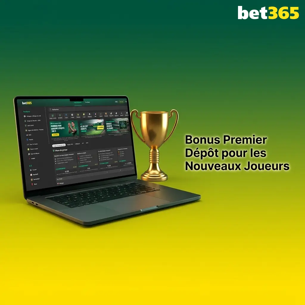 Bonus premier dépôt Bet365 jusqu'à 100 EUR pour nouveaux joueurs français sur paris sportifs