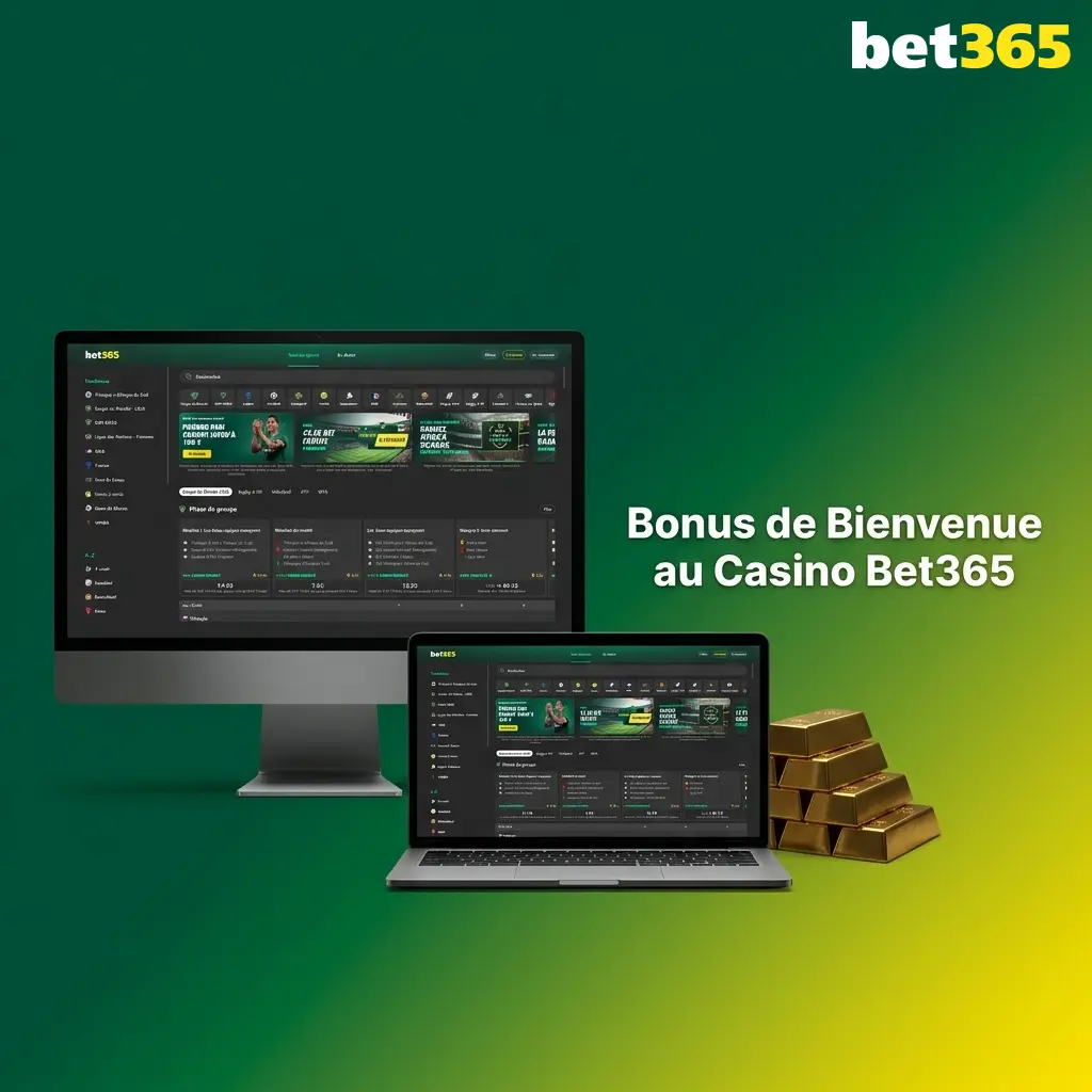 Bonus de bienvenue Bet365 Casino : premier pari remboursé jusqu'à 100 EUR en crédits pour nouveaux joueurs