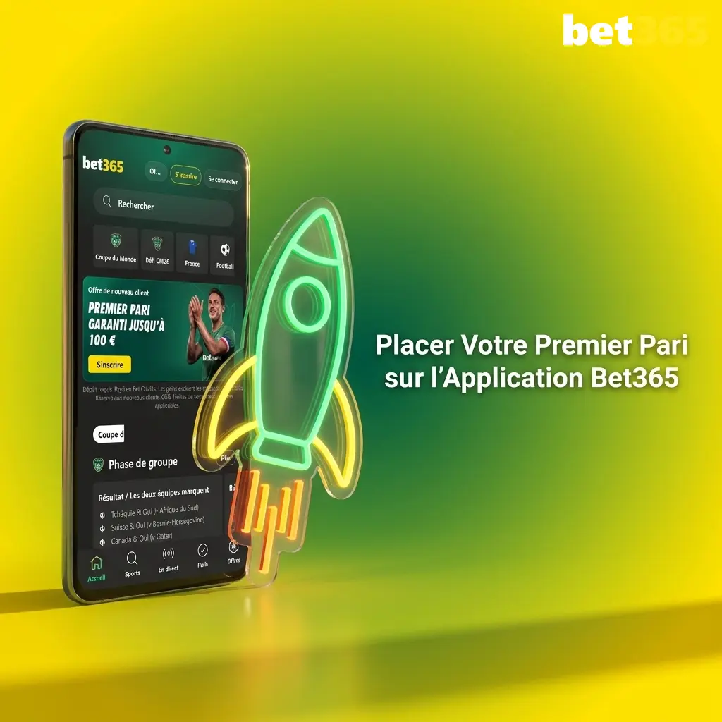 Guide étape par étape pour placer un premier pari sur l'application mobile Bet365