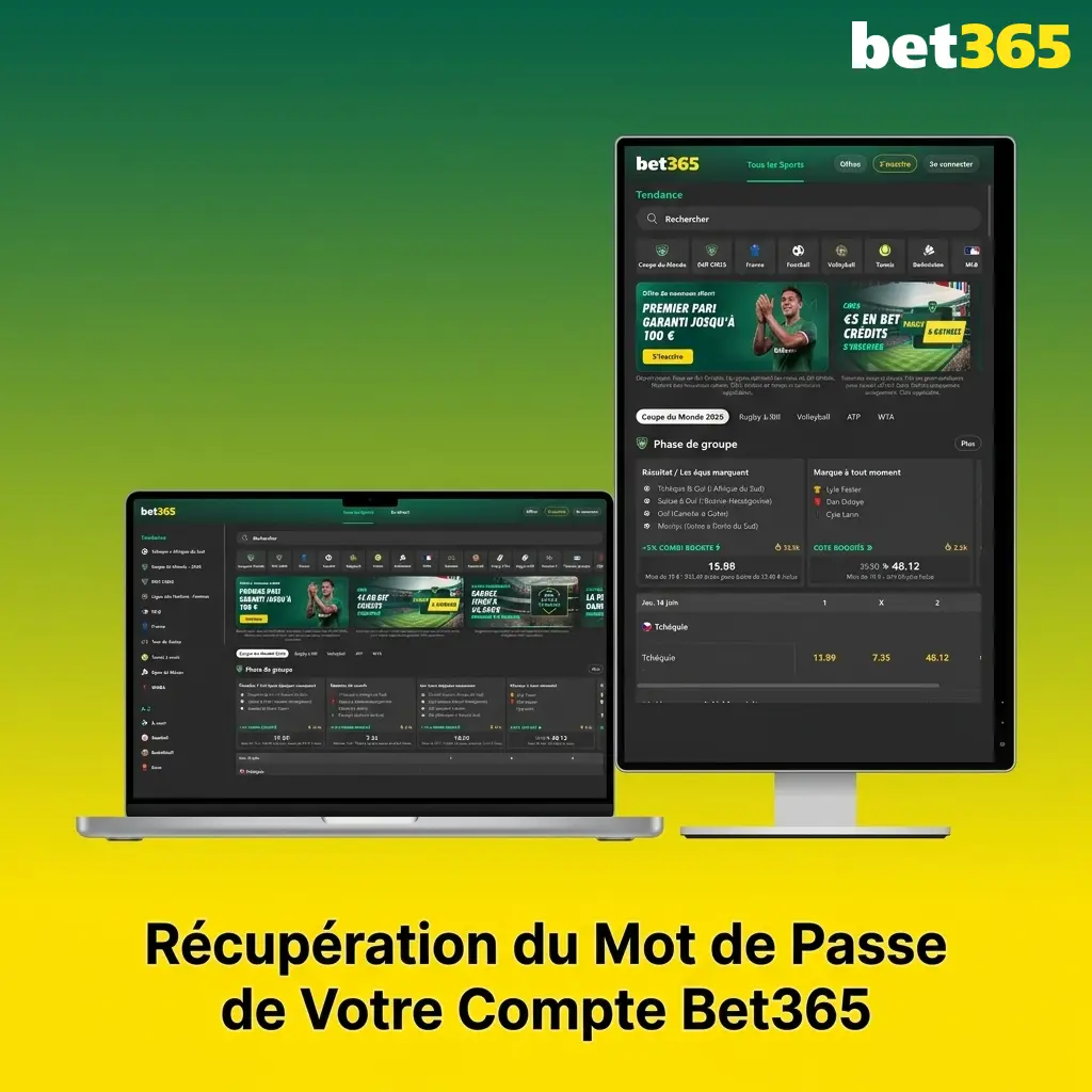 Récupération mot de passe Bet365 par e-mail ou SMS en 5 étapes simples pour retrouver accès à votre compte
