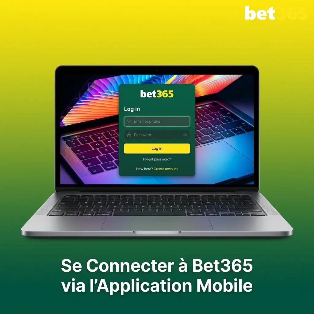 Connexion à l'application mobile Bet365 sur iOS et Android avec authentification biométrique Face ID